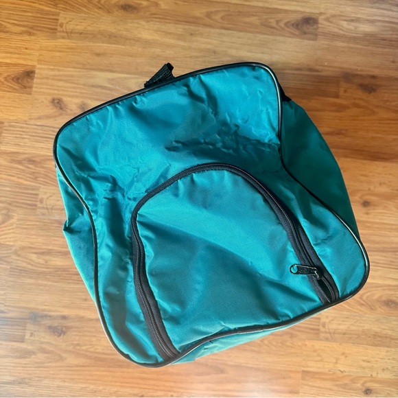 Women’s Men’s Vintage 90’s Teal Purple Spaulding Gym Bag Duffle Travel Luggage * - Picture 4 of 9